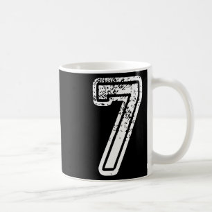 Taza De Café Traje de Halloween Número 7 Coincidente 67 Meme Ho