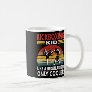 Taza De Café Traje de Kickboxer Divertido para Niños - Kickboxi
