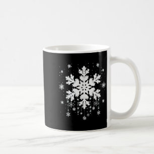 Taza De Café Traje de maestro de copo de nieve para familia inv