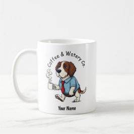 Taza De Café Traje de Negocios Divertido American Water Spaniel