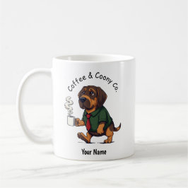 Taza De Café Traje de negocios divertido café Coonh inglés amer