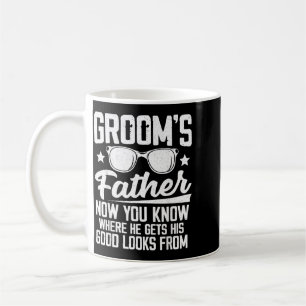 Taza De Café Traje del padre del novio Papá Boda Soltero