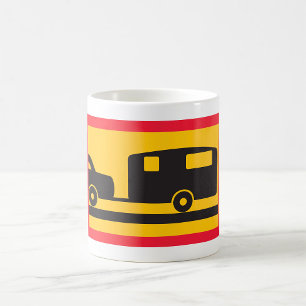 Taza De Café Traje Una Caravana