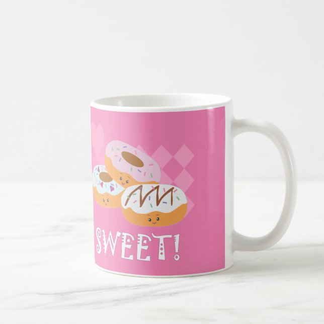 Taza De Café Trajes dulces - ¡Donuts! (Derecha)