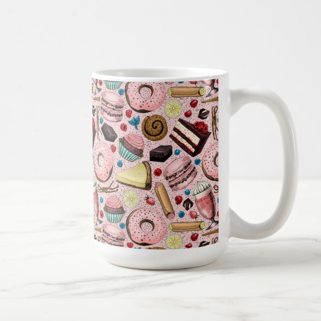 Taza De Café Trajes dulces en rosa (Derecha)