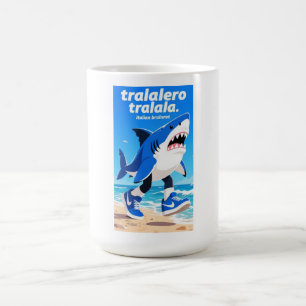 Taza De Café tralalero tralala "brainrot italiano" 