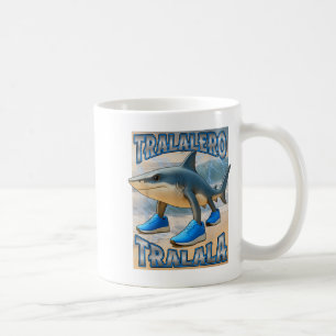 Taza De Café Tralalero Tralala Italiano Brainrot Meme Cumpleaño
