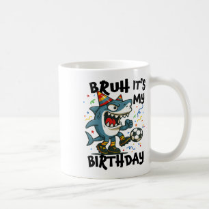 Taza De Café Tralalero Tralala Jugador de Fútbol con Cerebro It