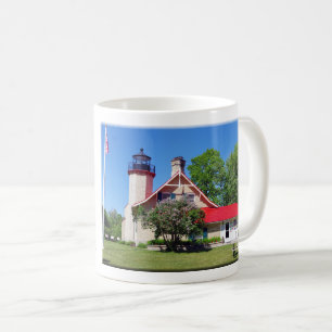 Taza De Café Trama de café del faro McGulpin Point