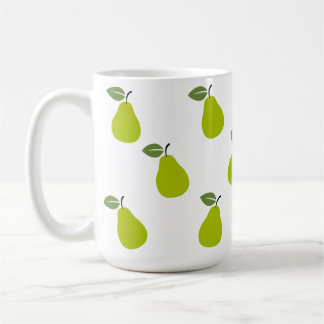 Taza De Café Trama de diseño de fruta verde