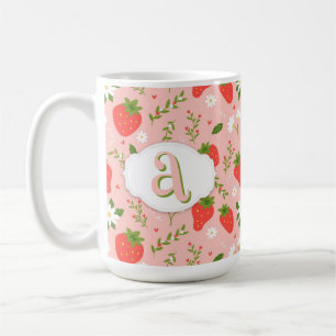Taza De Café Trama de fresa suave