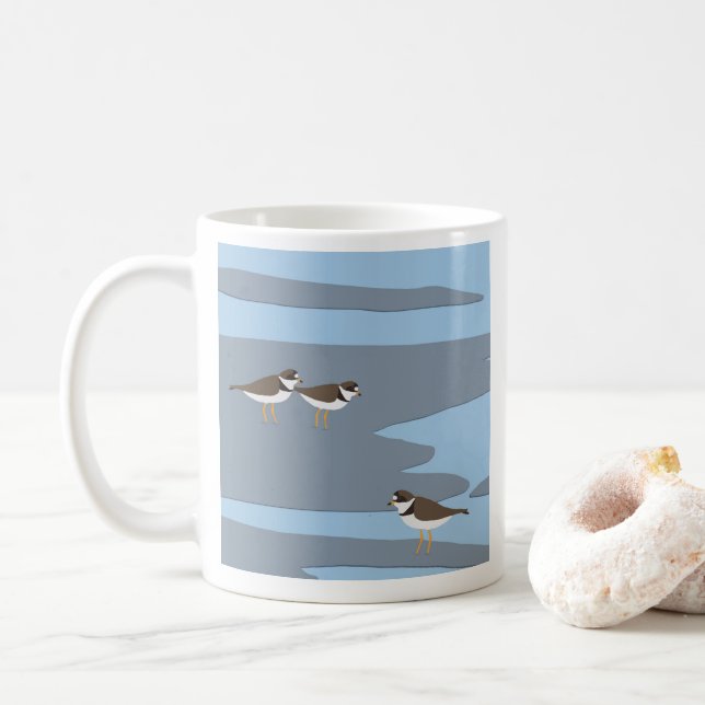 Taza De Café Trama de trébol semispado (Con donut)