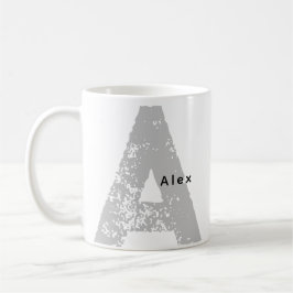 Taza De Café Tramitación Monogramada Inicial y Nombre Mug