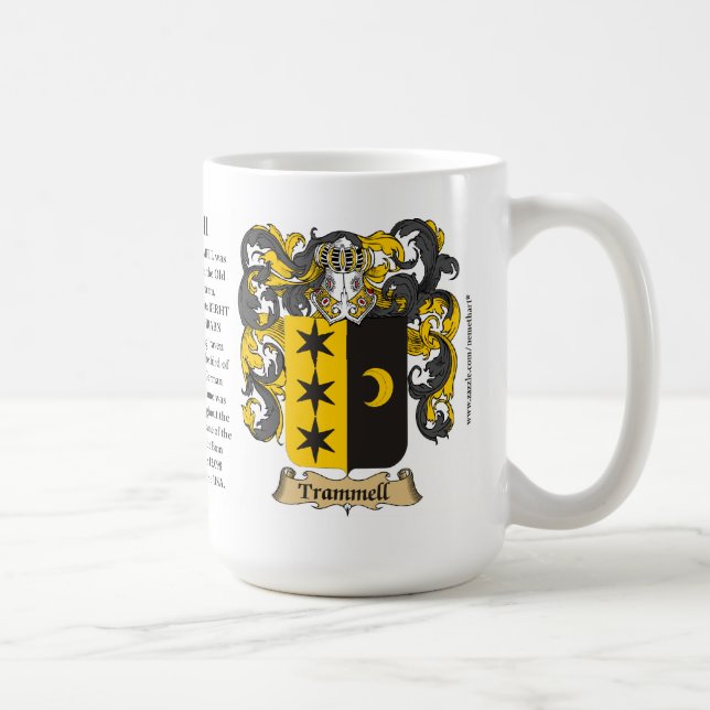 Taza De Café Trammell, el origen, el significado y el escudo (Derecha)