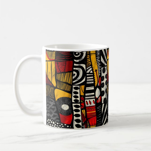 Taza De Café Tramo tribal africano de café (Izquierda)
