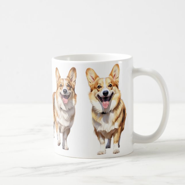 Taza De Café Trampa de café de Corgie (Derecha)