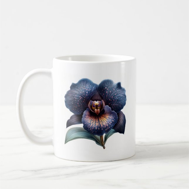 Taza De Café Trampa de café de orquídea negra clásica (Izquierda)