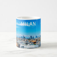Trampa de café en el horizonte de Milán