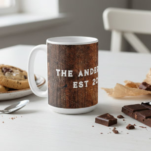 Taza De Café Trampa de café rústica de madera