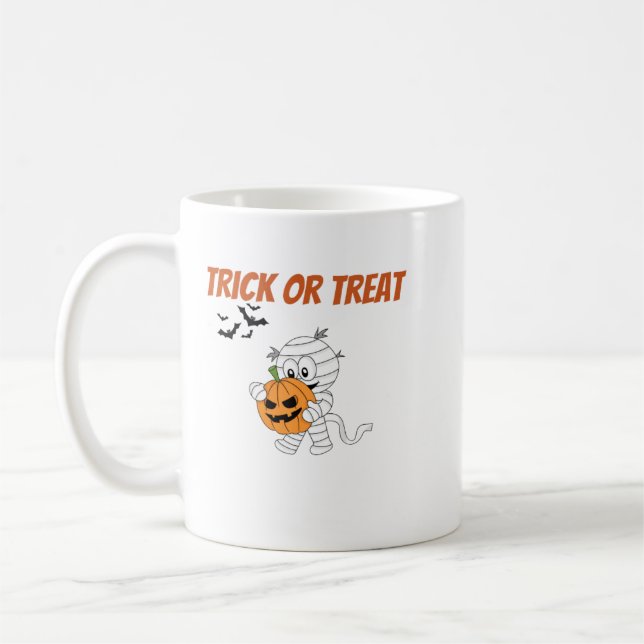 Taza De Café Trampa o trate Mug (Izquierda)