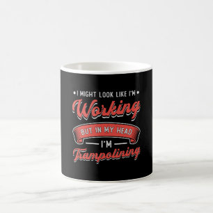 Taza De Café Trampoline Podría Parecer Un Trampolín De Gimnasta