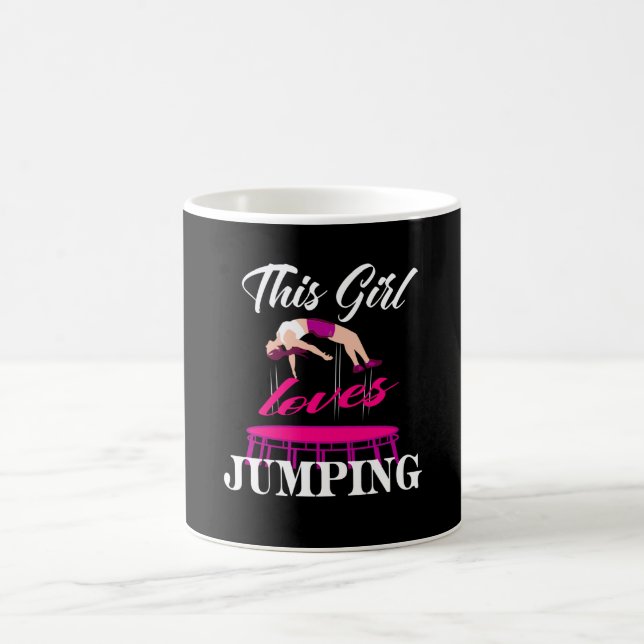 Taza De Café Trampolines Gift Idea Mujeres Salto De Gimnasio (Centro)