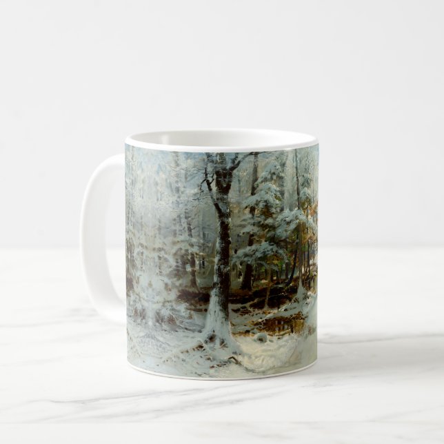 Taza De Café Tranquila tarde de invierno por William Bliss Bake (Anverso izquierdo)