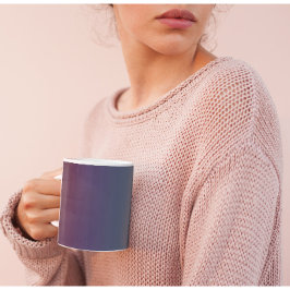 Taza De Café Tranquilidad de ciruela - Elegante Plum Mug de gra