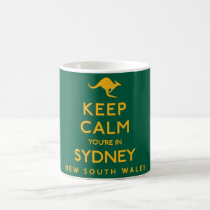 Taza De Café ¡Tranquilidad, estás en Sydney!