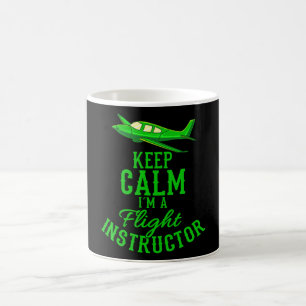 Taza De Café Tranquilidad, soy un instructor de vuelo de aviaci