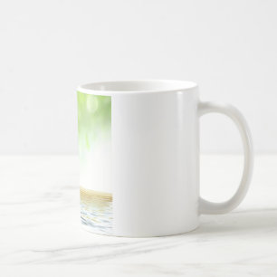 Taza De Café Tranquilidad zen jardín de agua sanando amor