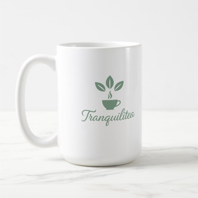 Taza De Café Tranquilitea Funny Tea Lover (Izquierda)