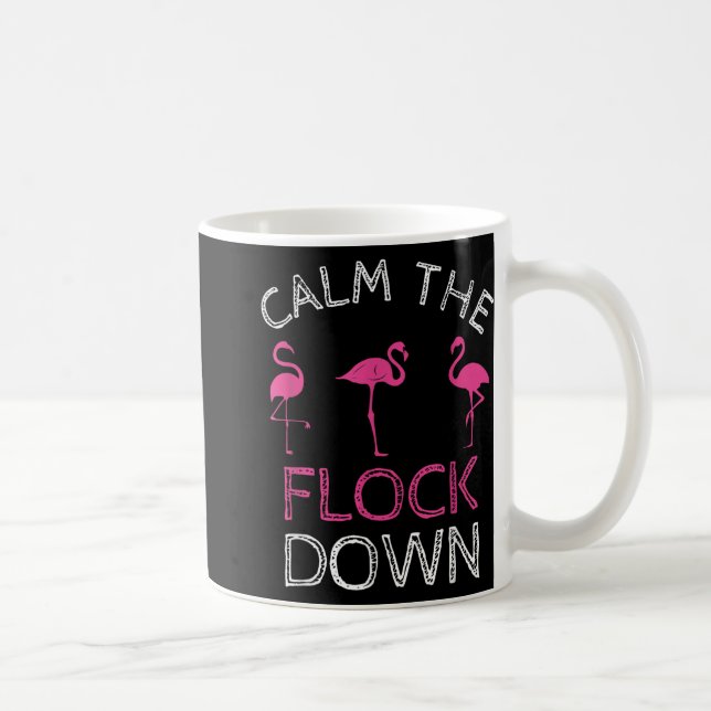 Taza De Café Tranquilizar El Regalo De Verano De Flamingo Rosa (Derecha)