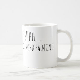 Taza De Café Tranquilo, estoy haciendo pintura de diamantes