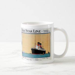 Taza De Café Transatlántico Blue Star