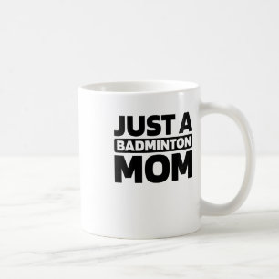 Taza De Café Transbordador Badminton - Racquet de la corte sólo