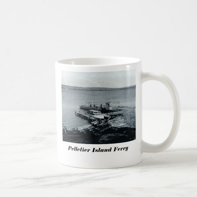 Taza De Café Transbordador de la isla de Pelletier (Derecha)