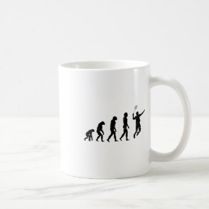 Taza De Café Transbordador del jugador de Badmincado