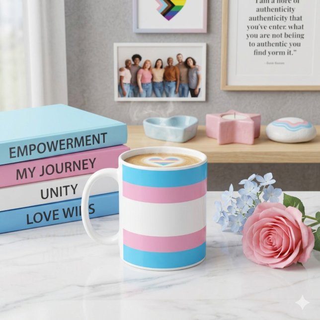 Taza De Café Transciende con Orgullo (Subido por el creador)