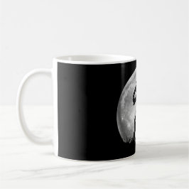 Taza De Café Transformación de la Luna Llena del hombre lobo