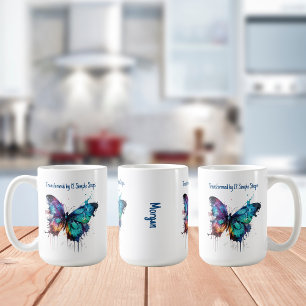 Taza De Café Transformado por 12 pasos simples - Nombre persona