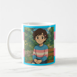 Taza De Café Transgender Flag | LGBTQIA+ 
