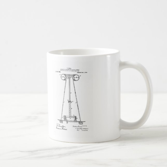 Taza De Café Transmisión Pantent US1119732 de la energía de (Derecha)