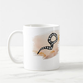 Taza De Café Transmutar la serpiente envenenada de leña de made