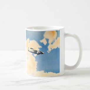 Taza De Café Transporte de vintage, avión Albatross