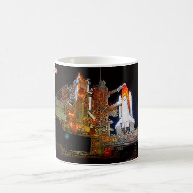 TAZA DE CAFÉ TRANSPORTE ESPACIAL DE EE. UU. 1981-2011 (Centro)