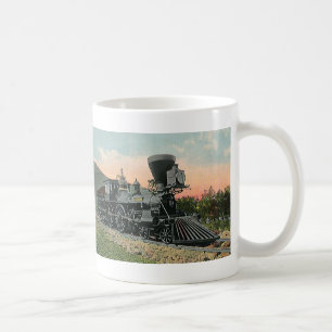 Taza De Café Transporte Vintage, Tren de Carbón Antiguo Occiden