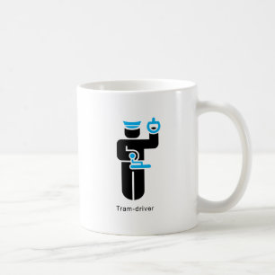 Taza De Café tranvía-conductor