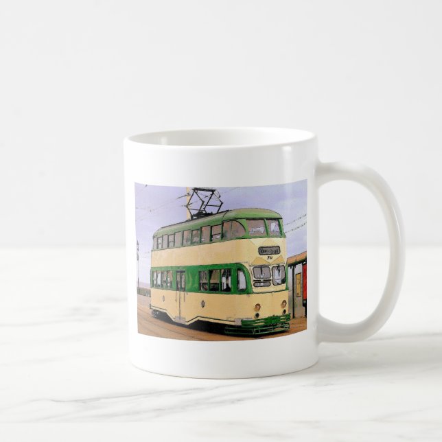 Taza De Café Tranvía de Blackpool (Derecha)