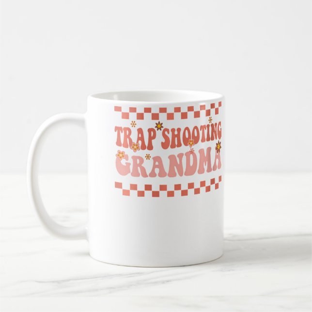 Taza De Café Trap Shooting Grandma Trap Shooters Clay Pigeon Sh (Izquierda)